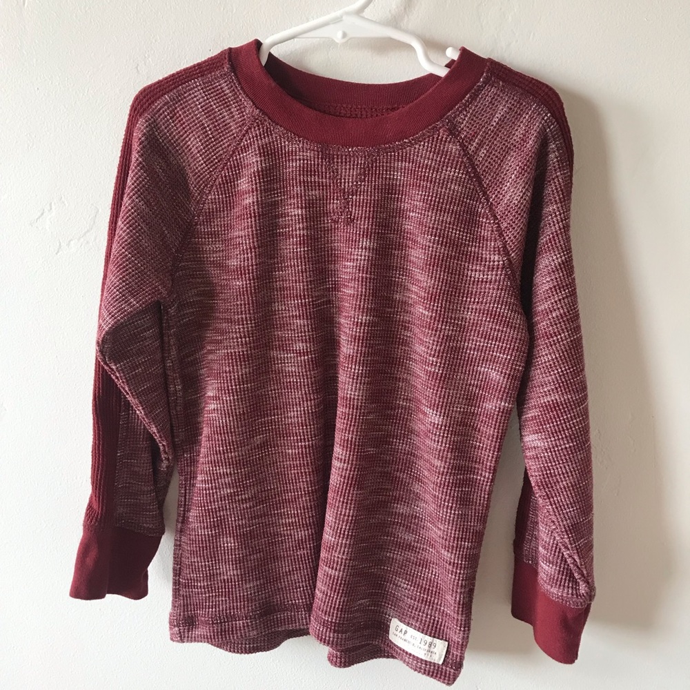 4T GAP Waffle Knit Long Sleeve